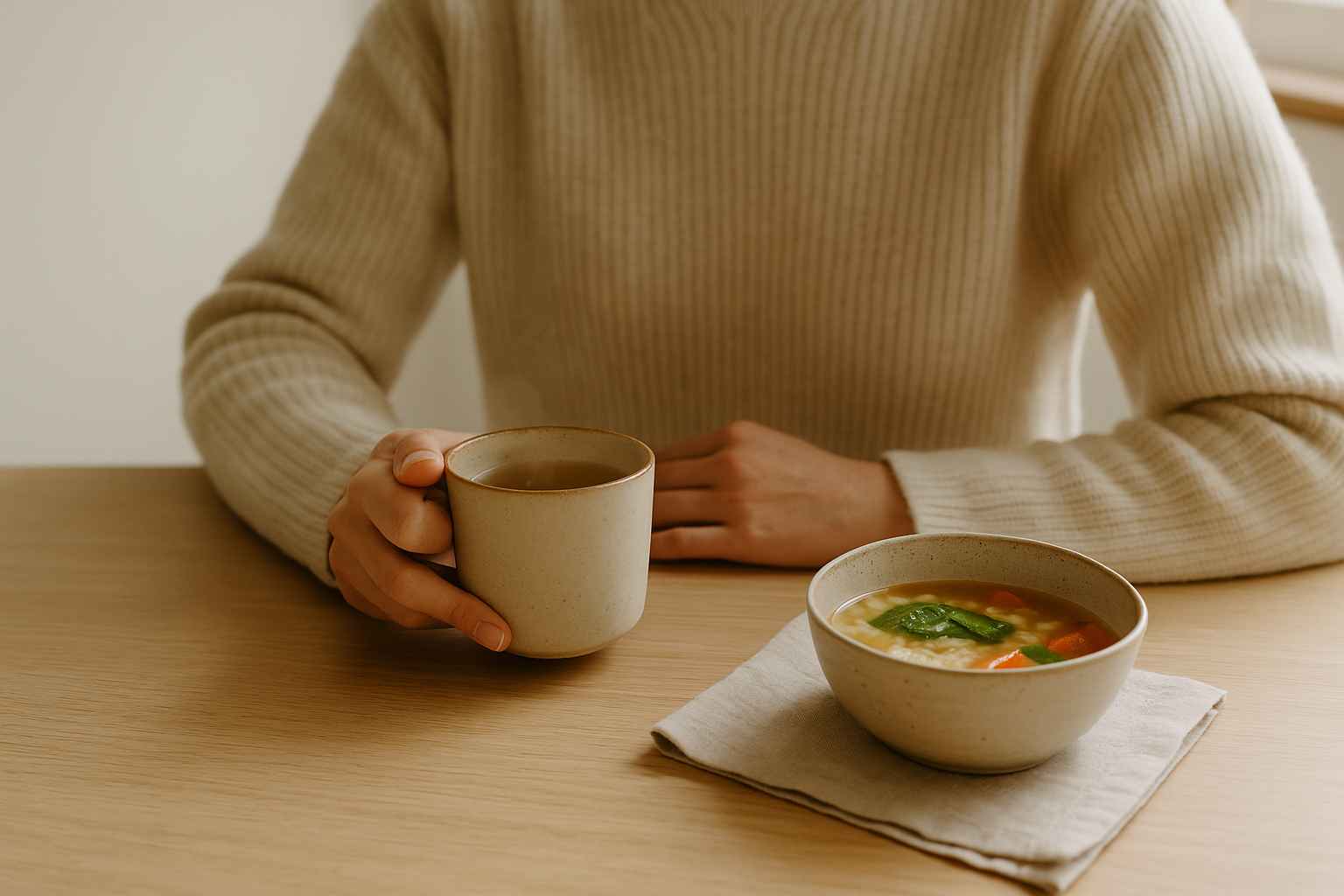 Bloated & Unfocused After Lunch? A 3-Minute TCM Routine to Settle Your Stomach and Clear Your Mind